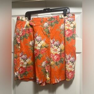 Ralph Lauren-Women Size 16-Plus Size-Knee Length Shorts-Gently Worn